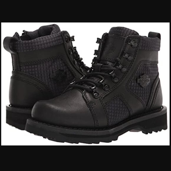 NIB Harley Davidson Women's Leather Riding Boots, 6.5 - Picture 1 of 14